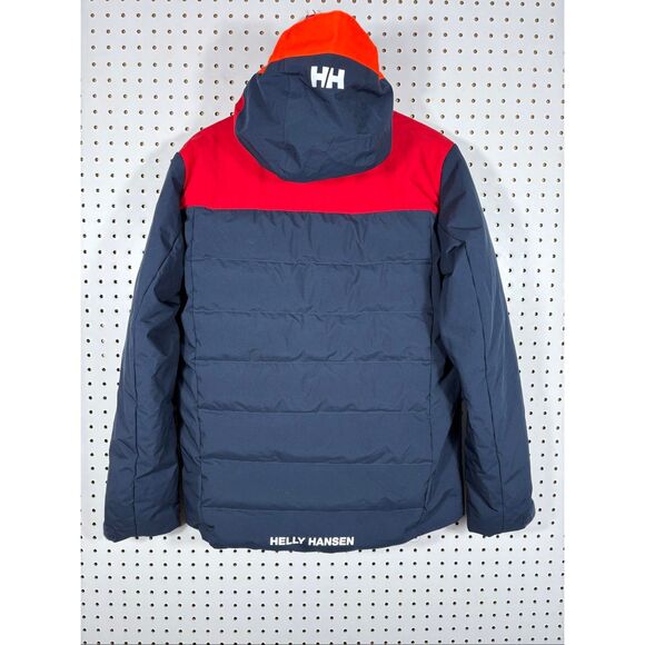 Helly Hansen Cyclone Ski Winter Jacket boys NAVY 16 - Picture 2 of 10